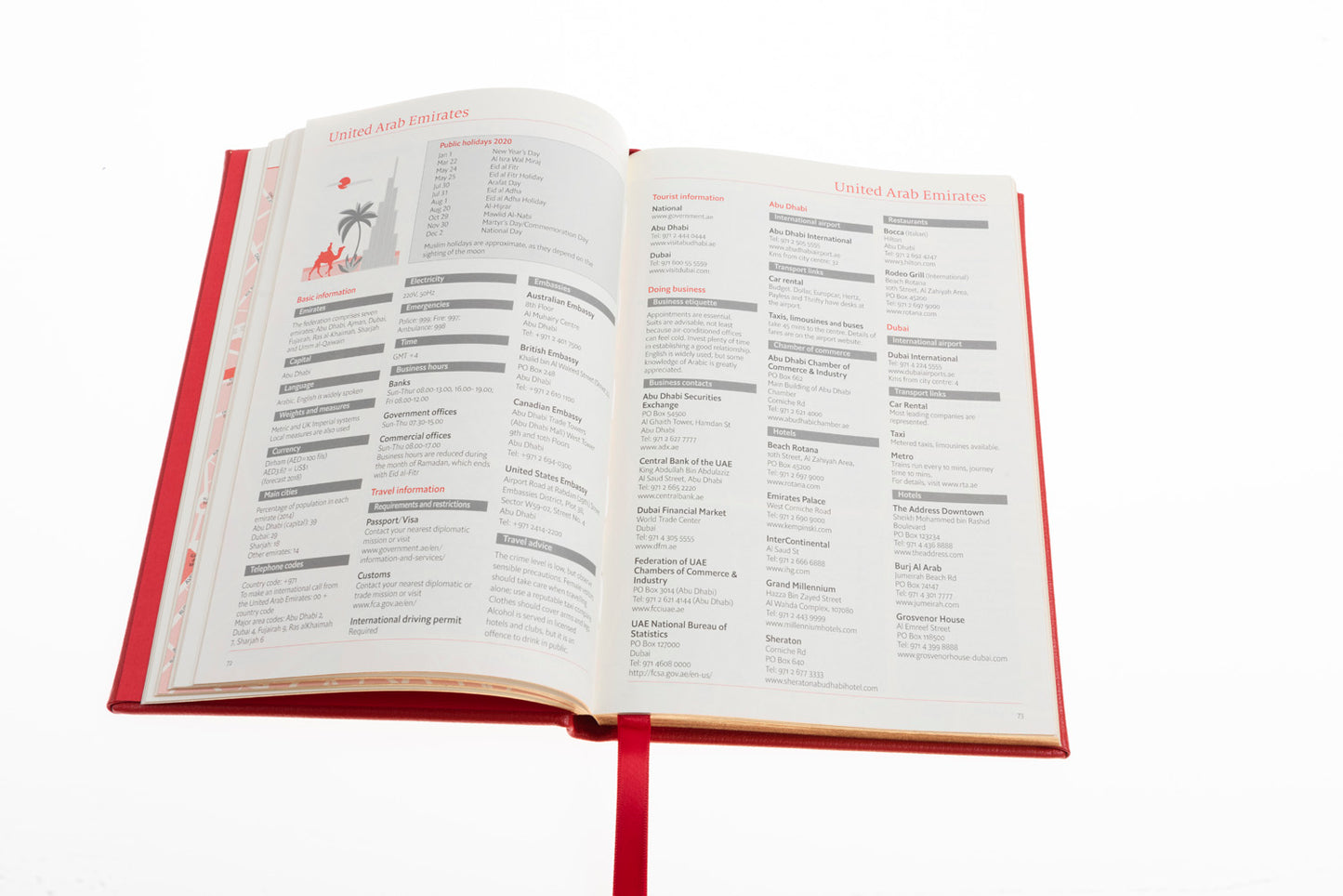 The Economist - 2024 - Concise Travel Diary - Red