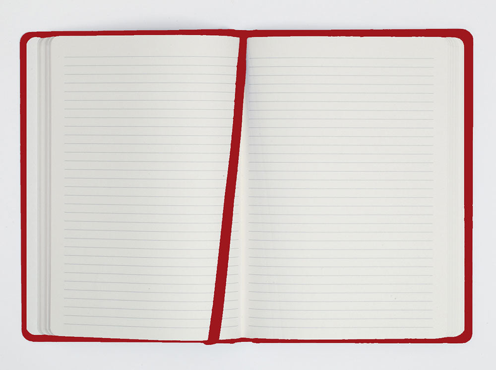 The Economist A5 Soft Touch Notebooks - Ruled - Red