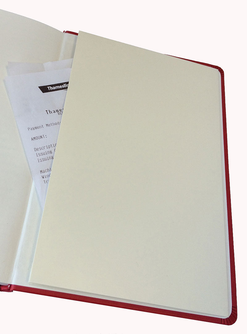 The Economist A5 Soft Touch Notebooks - Ruled - Red