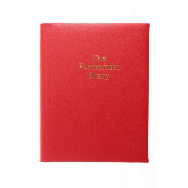 2025 Desk Diary - Week-to-View Planner - Red