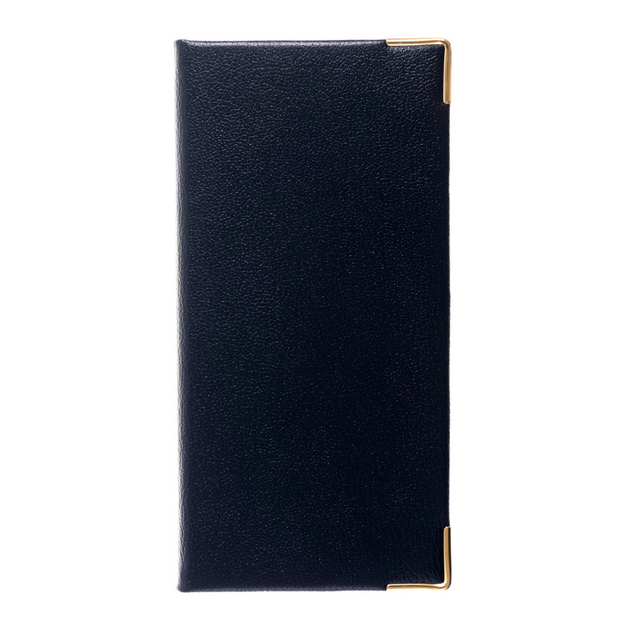 2027 Calendar Year Planner - 12 Month (170mm x 85mm) Week-to-View Diary - Luxury Leather Cover in Blue - The Economist Pocket Diary Range (EPDBLU-27)