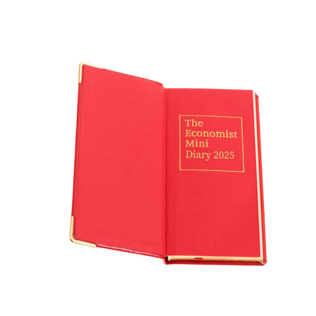 2025 Mini Diary - Week-to-View Planner - Red