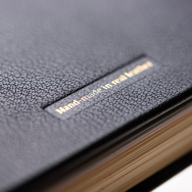 2027 Calendar Year Planner –  12 Month (260 x 210mm) Week-to-View Diary – Luxury Leather Cover in Blue - The Economist Desk Diary Range (EDDBLU-27)