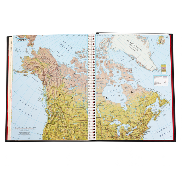 2027 Calendar Year Planner –  12 Month (260 x 210mm) Week-to-View Diary – Luxury Leather Cover in Red - The Economist Desk Diary Range (EDDR-27)