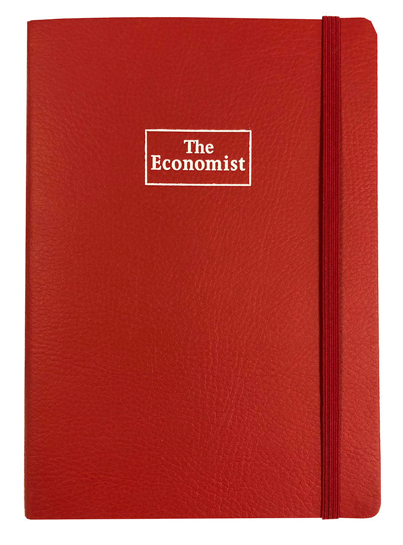 The Economist B6 Executive Notebooks - Ruled - Red