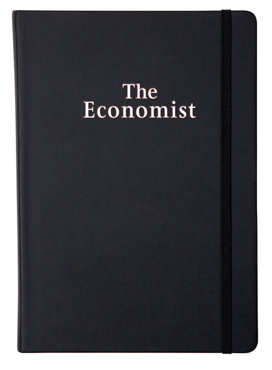 The Economist A5 Soft Touch Notebooks - Ruled - Black